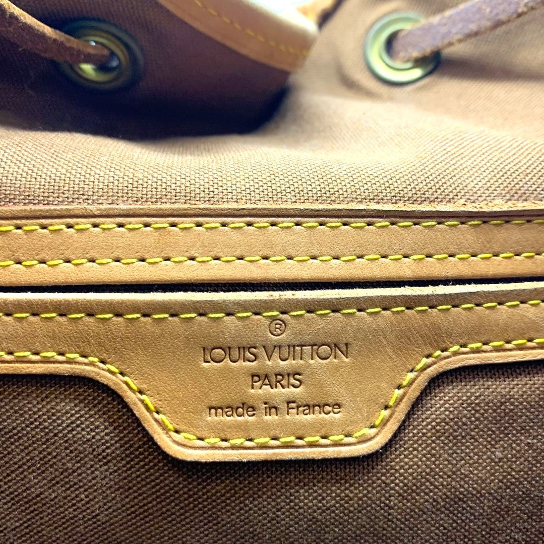 Louis Vuitton M51135 Montsouris GM Backpack/Daypack Monogram Canvas Brown Pre-owned