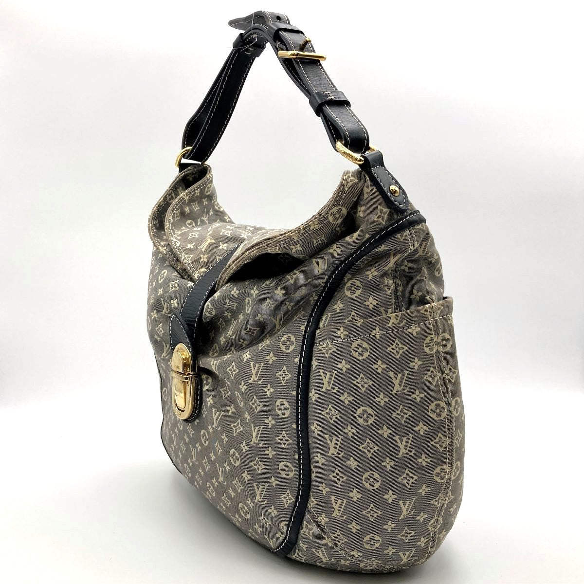 Louis Vuitton M56700 Romance Handbag Monogram Idylle Blue Pre-owned
