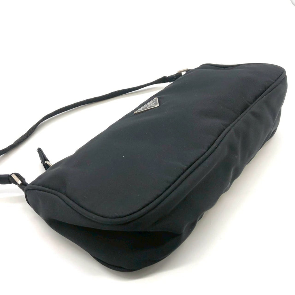 PRADA Prada Accessory Pouch Handbag Nylon Black Women's Handbag Men's PRE-OWNED