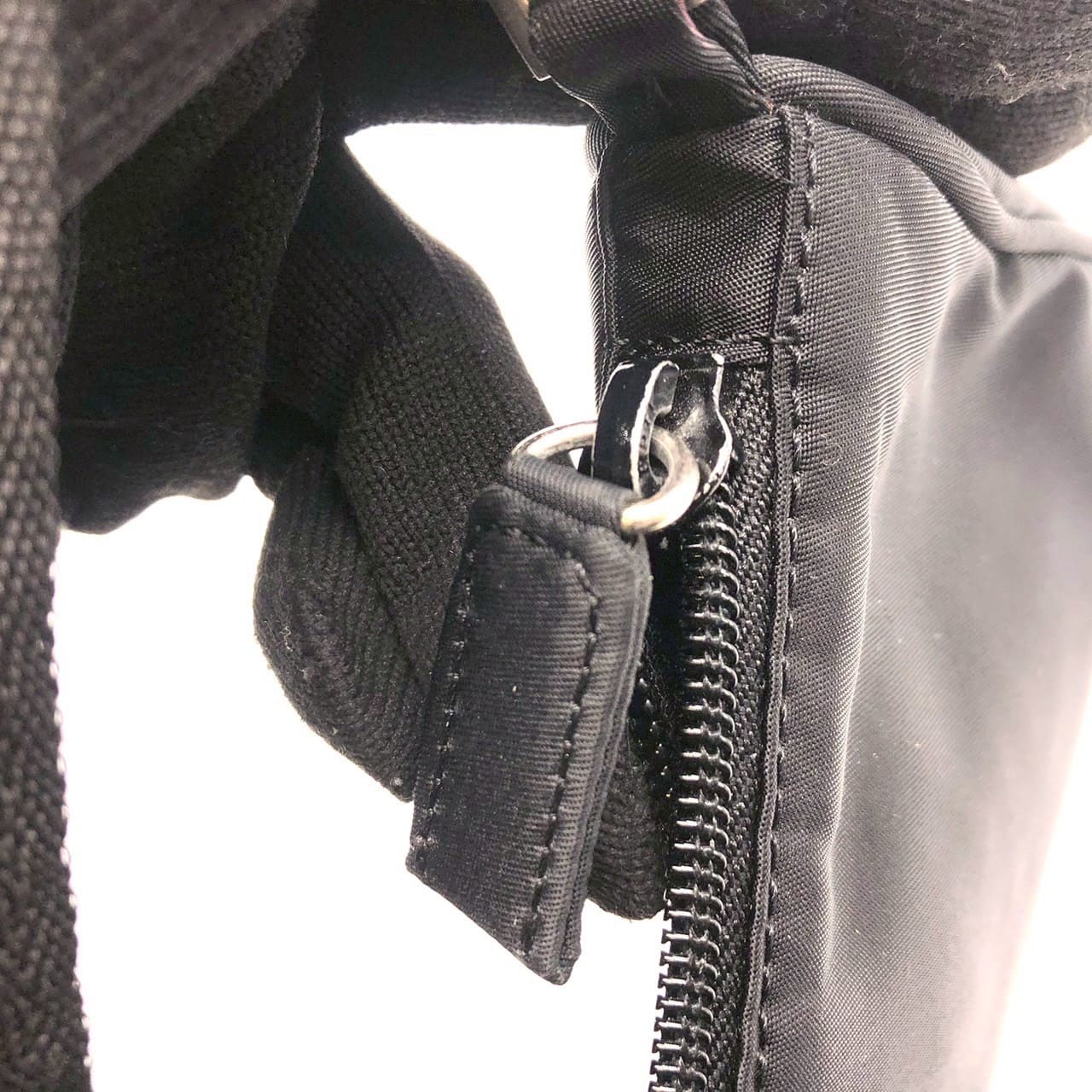 PRADA Prada Accessory Pouch Handbag Nylon Black Women's Handbag Men's PRE-OWNED