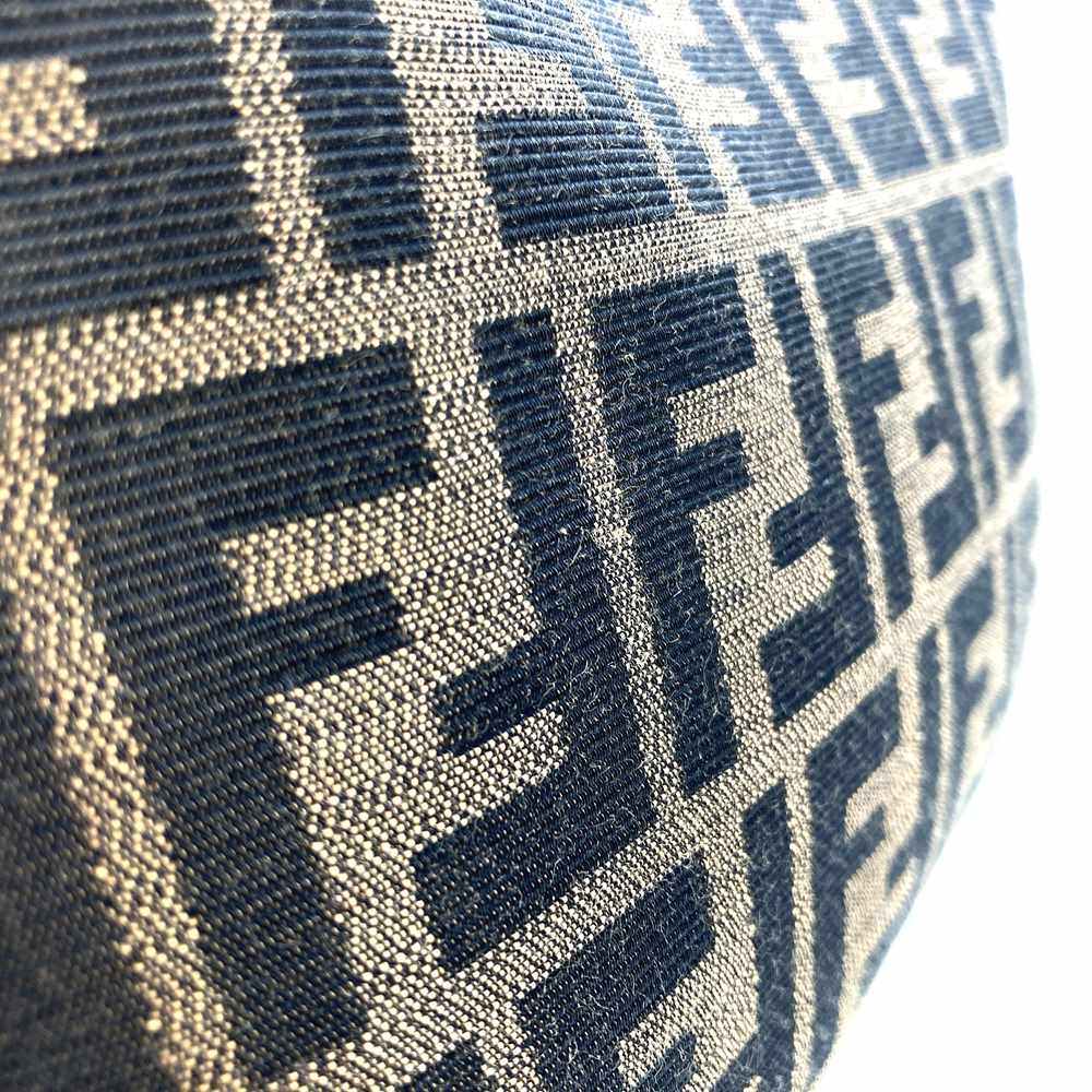 Fendi 8BH156 Zucca Handbag/Tote Bag Canvas Brown/Red Pre-owned