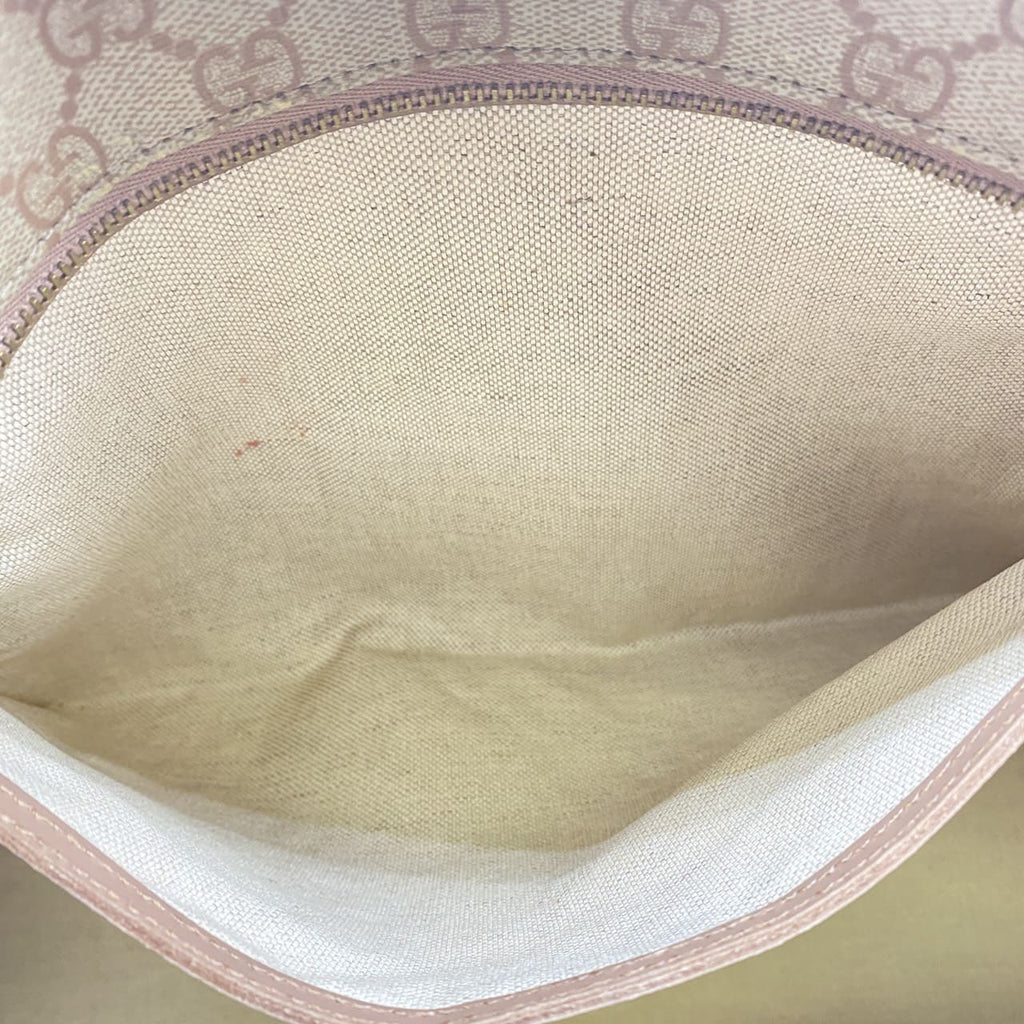 GUCCI 211120 GG Supreme Tote Bag, PVC, Pink Beige, Women's/Men's Fashion, Vintage, Gift, PRE-OWNED