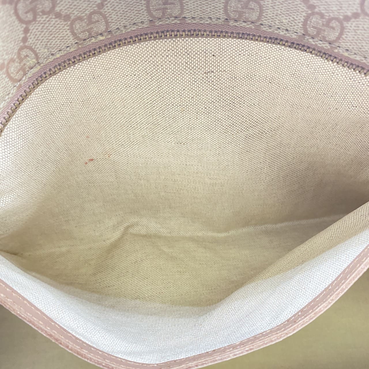 GUCCI 211120 GG Supreme Tote Bag, PVC, Pink Beige, Women's/Men's Fashion, Vintage, Gift, PRE-OWNED