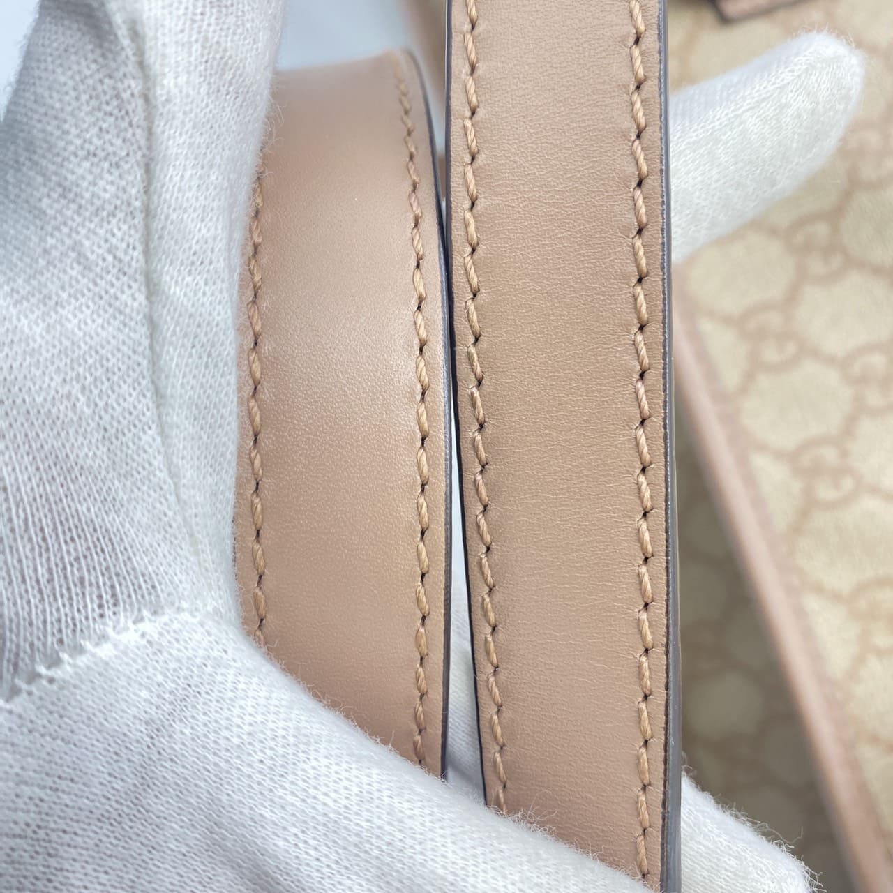 GUCCI 211120 GG Supreme Tote Bag, PVC, Pink Beige, Women's/Men's Fashion, Vintage, Gift, PRE-OWNED