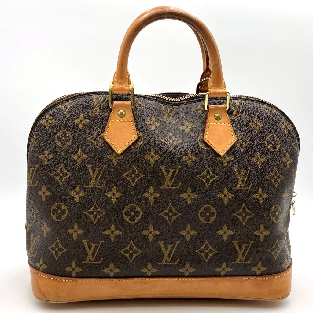 Louis Vuitton M51130 Alma Handbag Monogram Canvas Brown Pre-owned