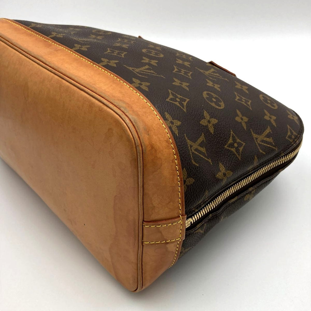Louis Vuitton M51130 Alma Handbag Monogram Canvas Brown Pre-owned