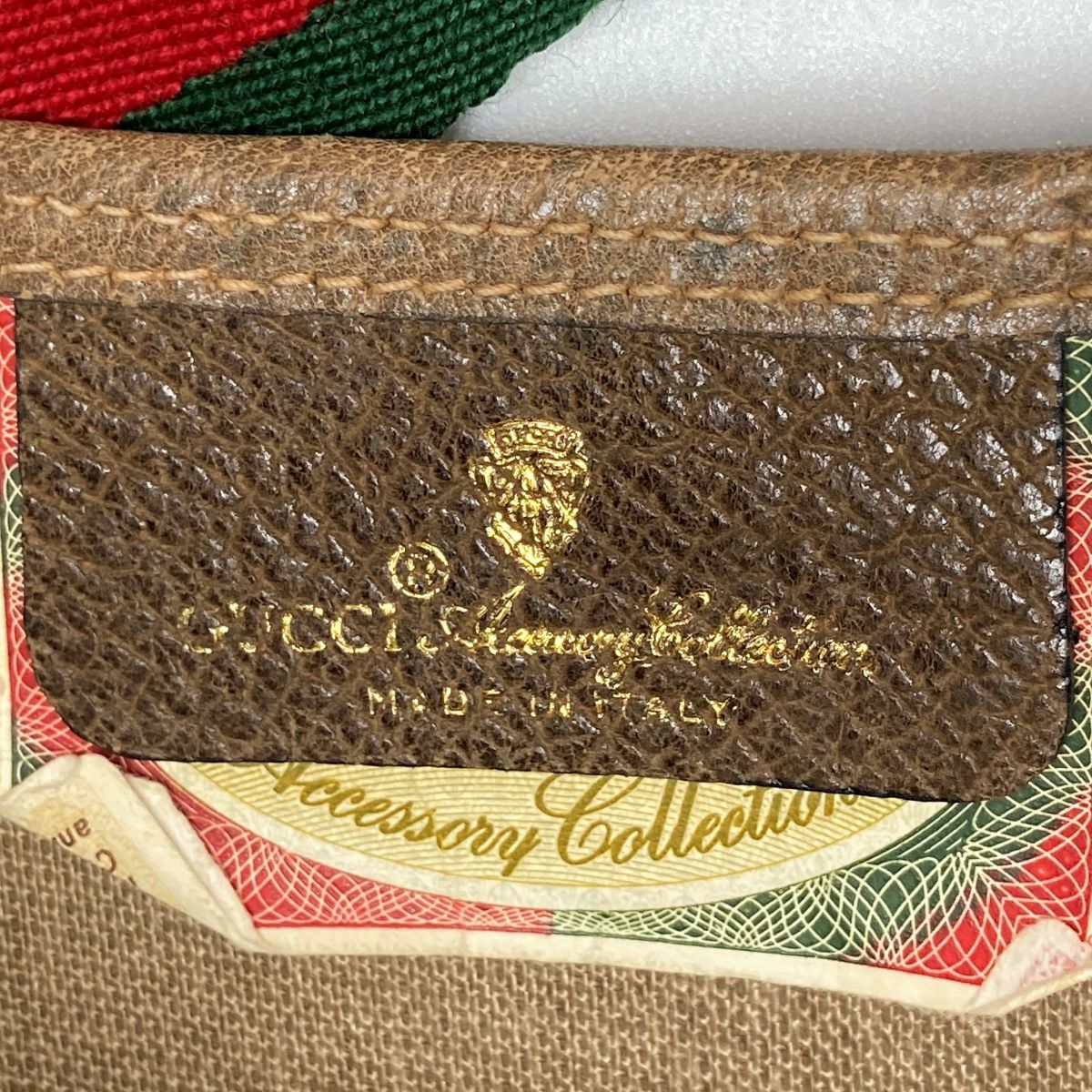 Gucci 39 02 003 Sherry Line Tote Bag GG Supreme Brown Pre-owned