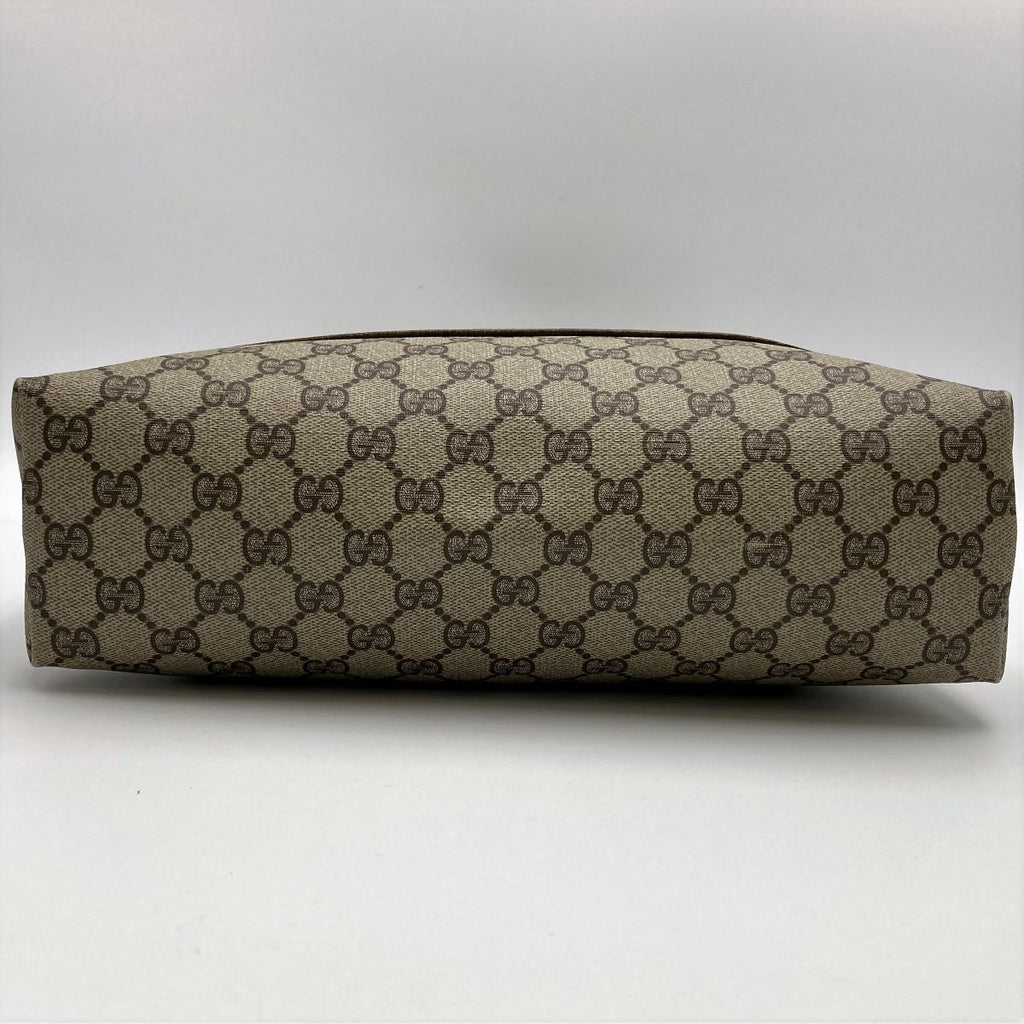 Gucci 39 02 003 Sherry Line Tote Bag GG Supreme Brown Pre-owned