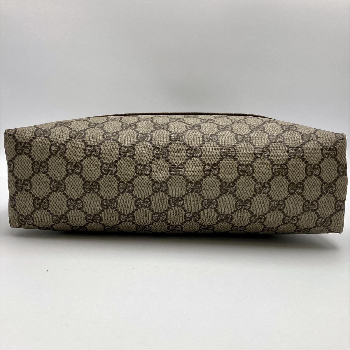 Gucci 39 02 003 Sherry Line Tote Bag GG Supreme Brown Pre-owned