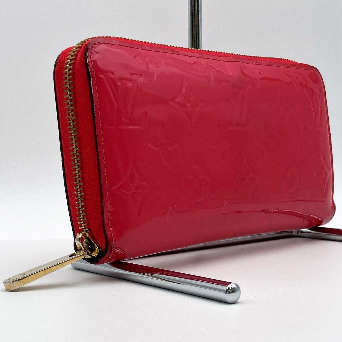 Louis Vuitton M93058 Zippy Long Wallet Vernis Pink Pre-owned