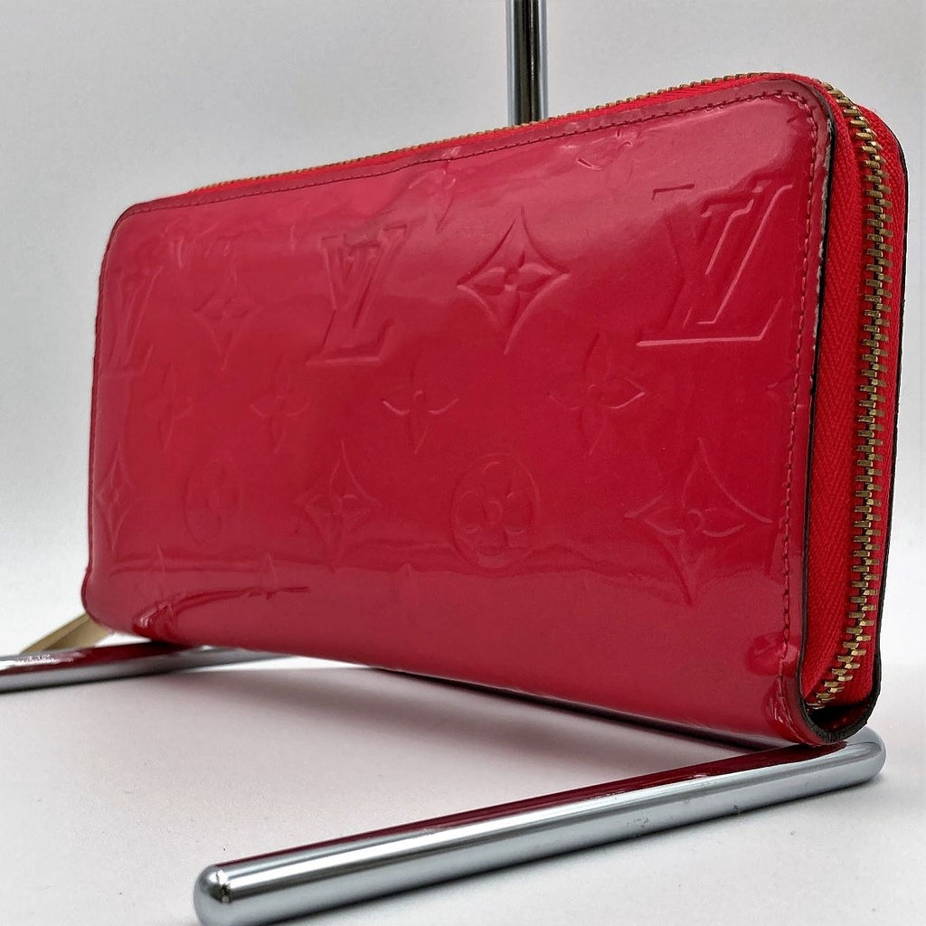 Louis Vuitton M93058 Zippy Long Wallet Vernis Pink Pre-owned