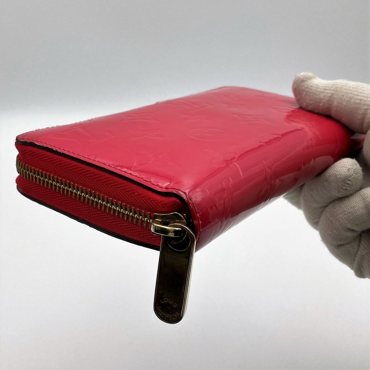 Louis Vuitton M93058 Zippy Long Wallet Vernis Pink Pre-owned