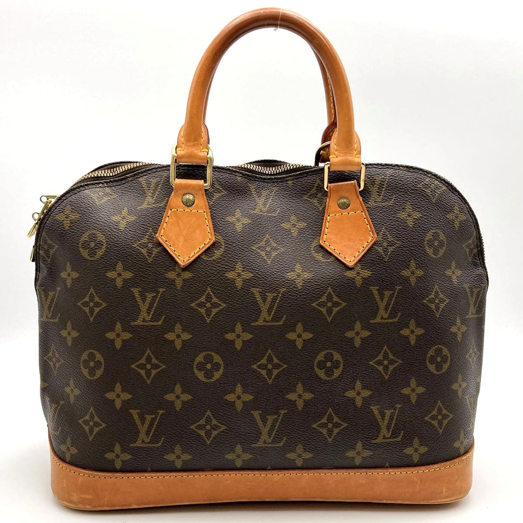 Louis Vuitton M51130 Alma Handbag Monogram Canvas Brown Pre-owned