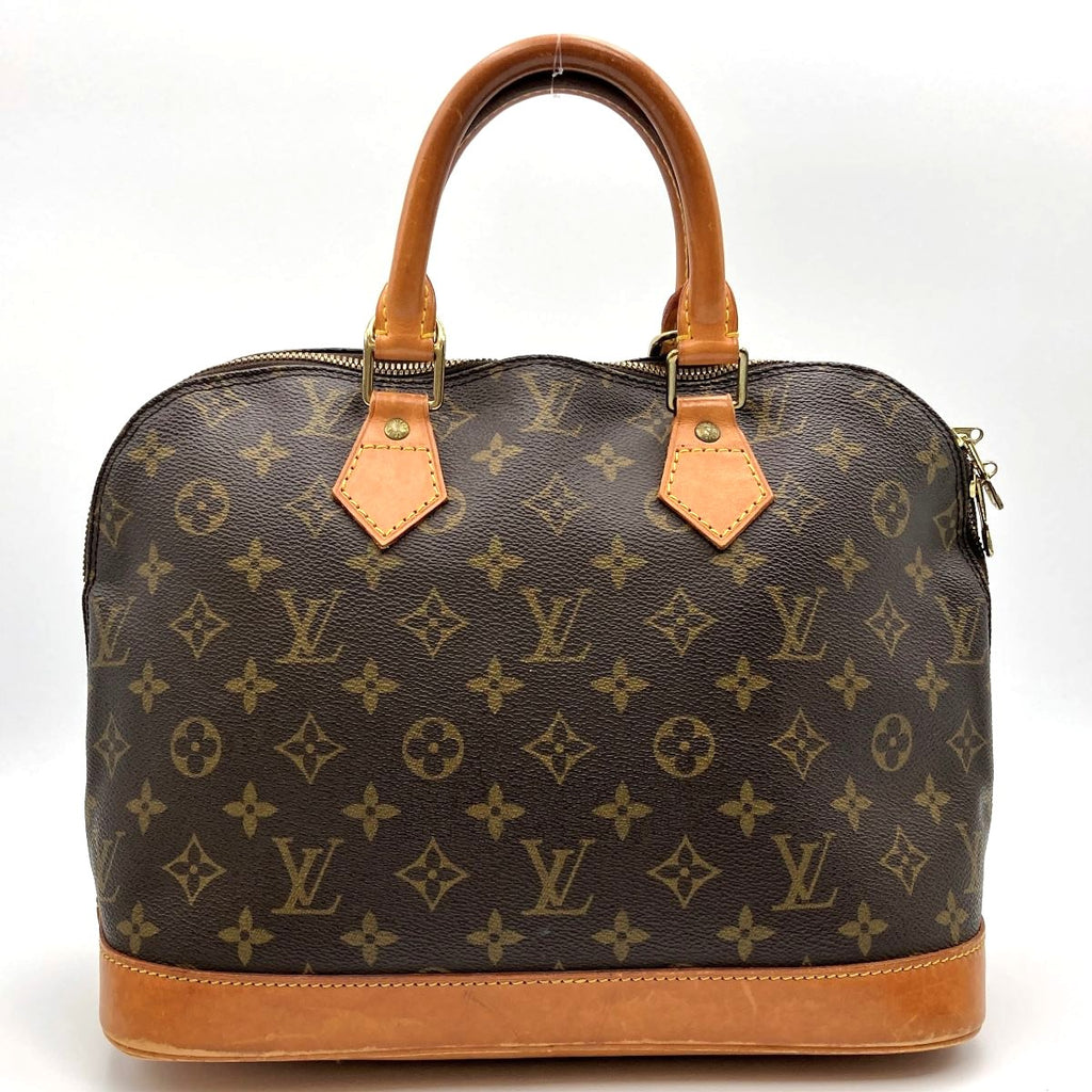Louis Vuitton M51130 Alma Handbag Monogram Canvas Brown Pre-owned