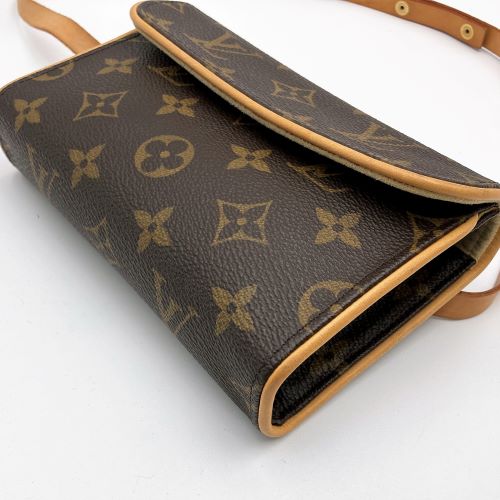 Louis Vuitton M51855 Pochette Florentine Waist Bag/Pouch Monogram Brown Pre-owned