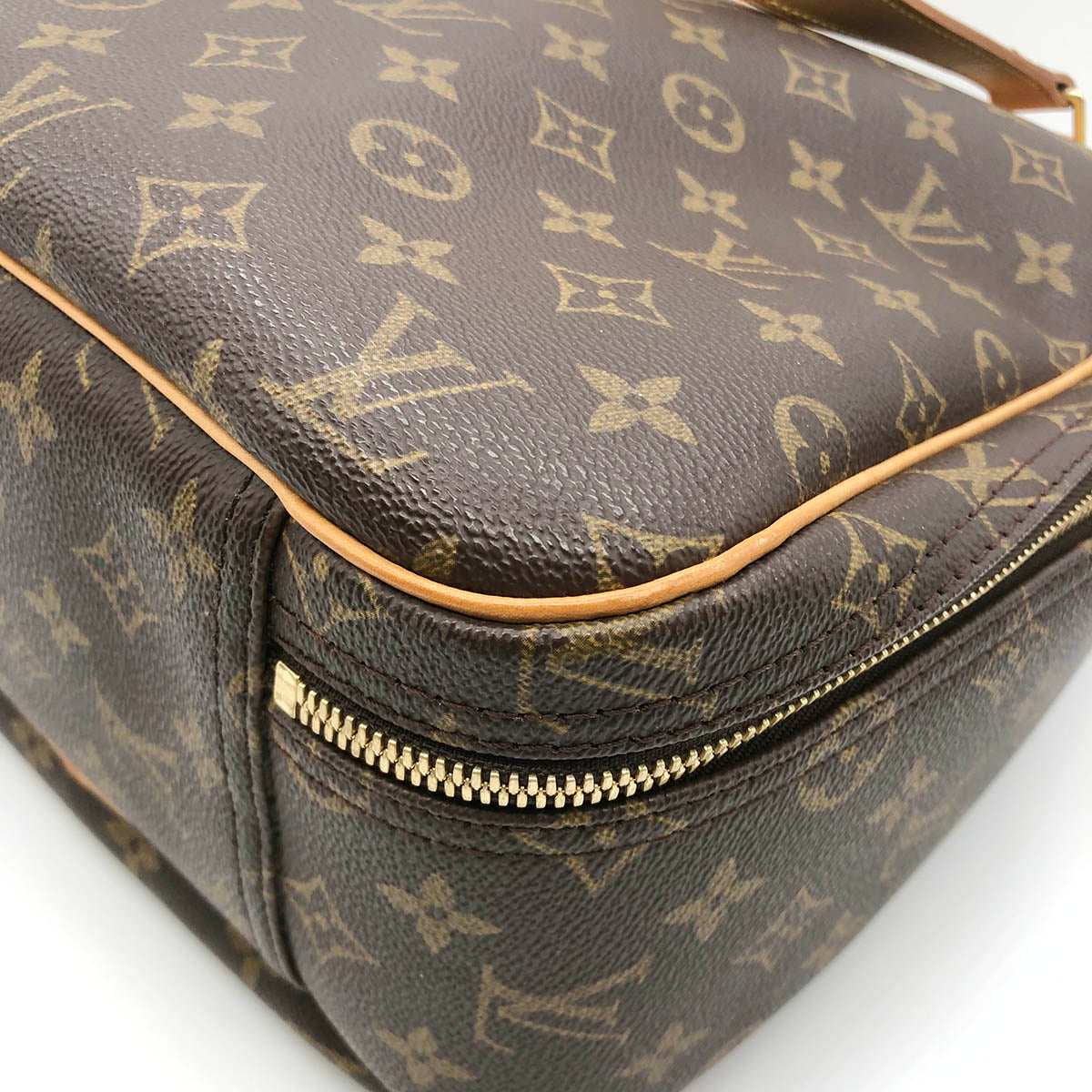 Louis Vuitton M41450 Excursion Shoe Case Monogram Brown Pre-owned