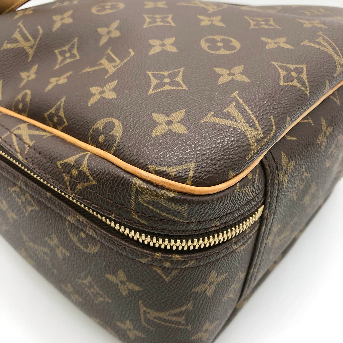 Louis Vuitton M41450 Excursion Shoe Case Monogram Brown Pre-owned