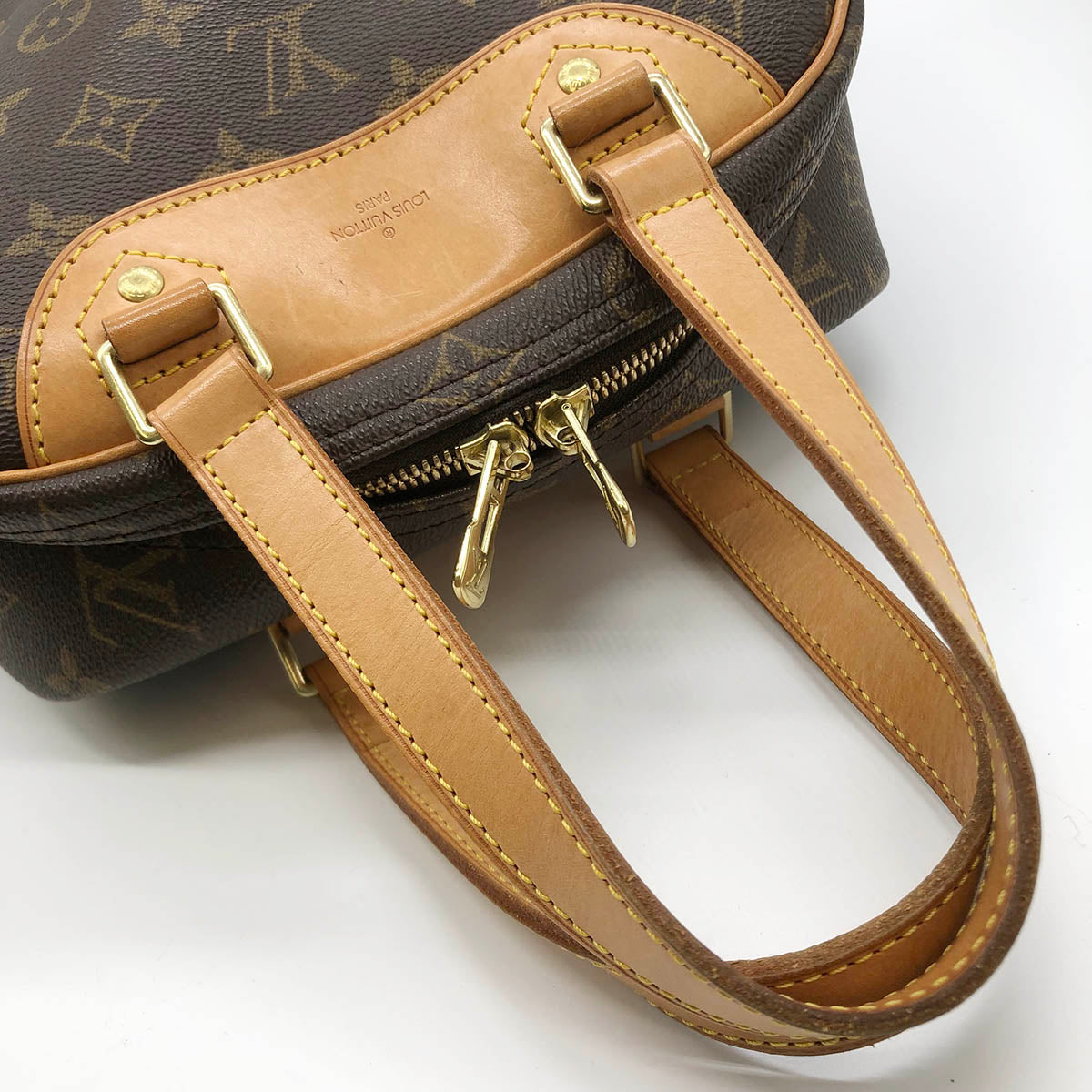 Louis Vuitton M41450 Excursion Shoe Case Monogram Brown Pre-owned