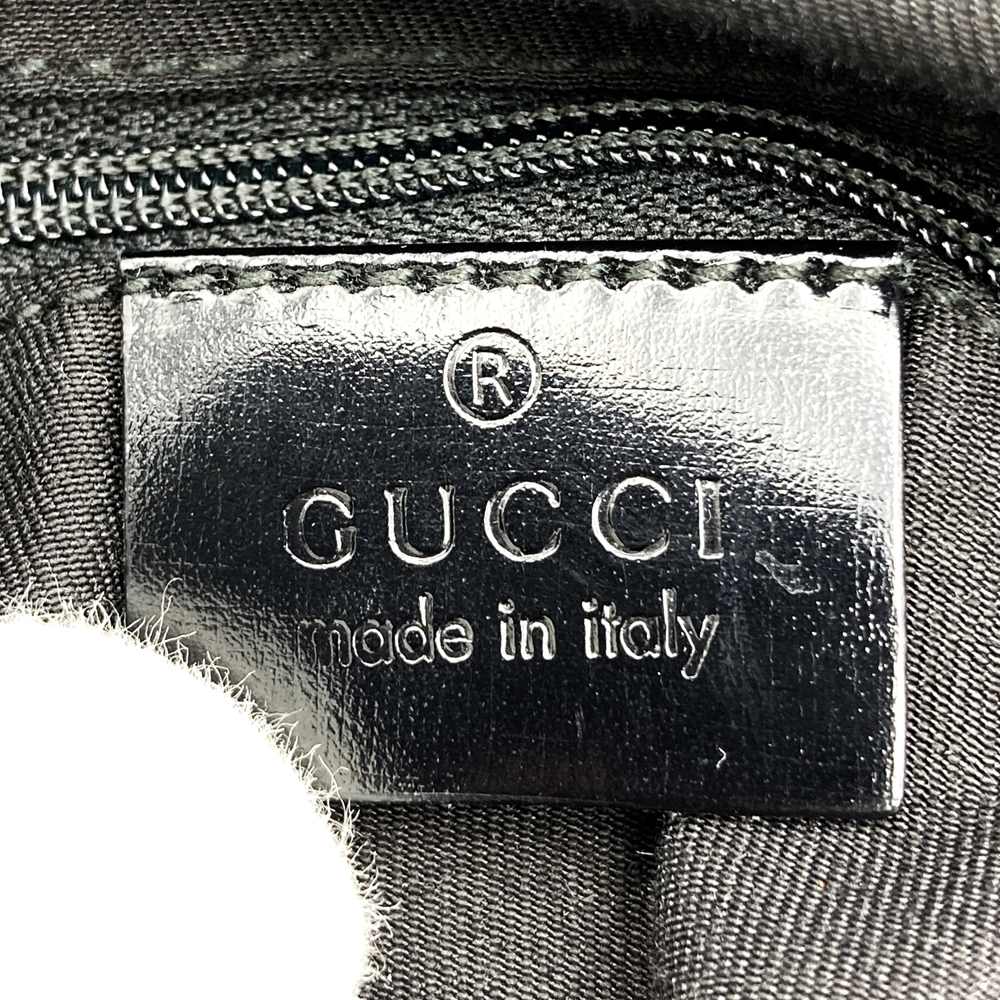 Gucci 203528 Tote Bag/Shoulder Bag GG Canvas Beige/Black Pre-owned