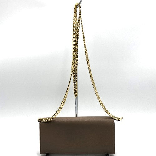 PRADA Chain Wallet Chain Shoulder Bag Long Wallet Wallet Logo Pink Beige Prada PRE-OWNED