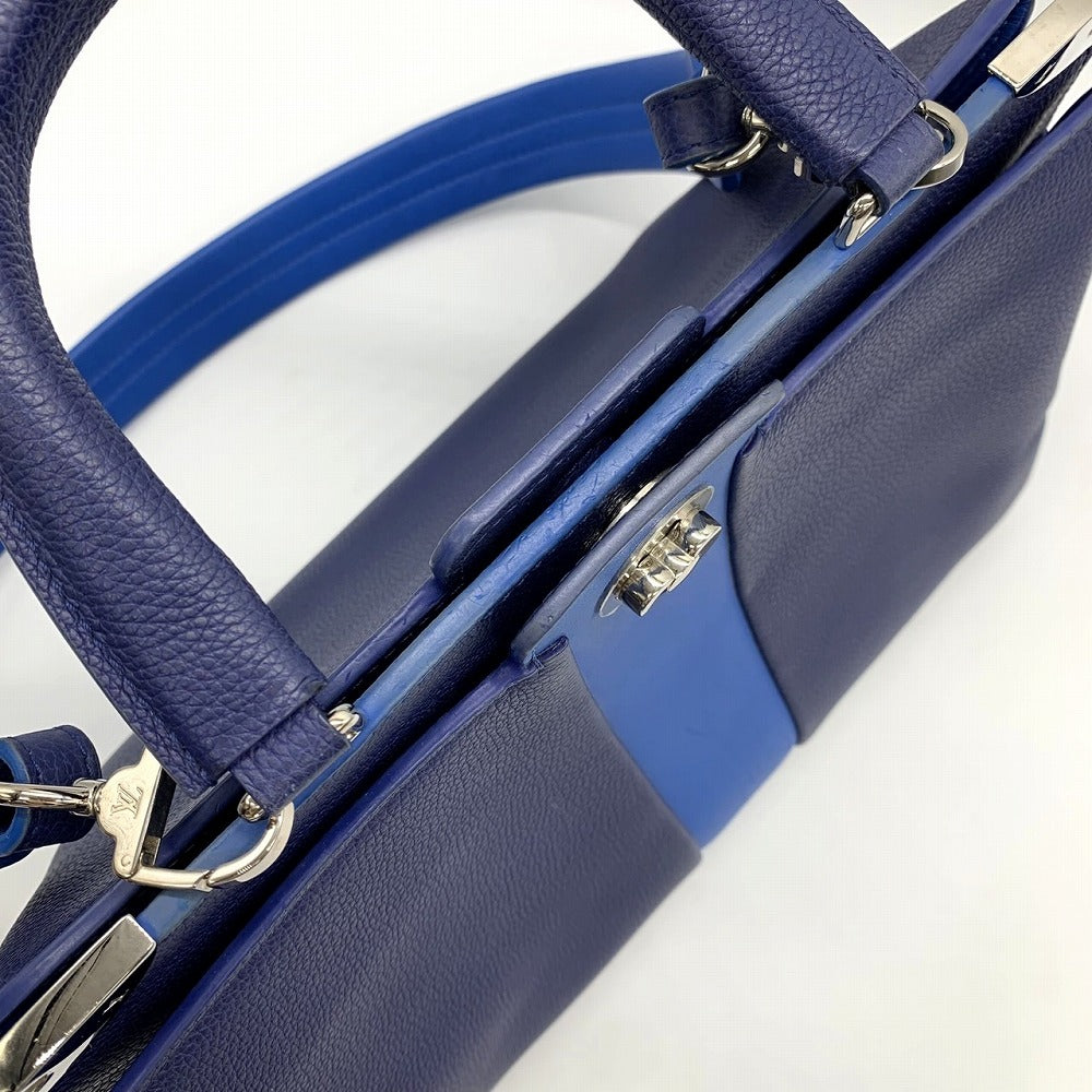 LOUIS VUITTON Astrid M54373 Shoulder Bag 2-way Handbag Leather Navy/Blue Women's Fashion PRE-OWNED