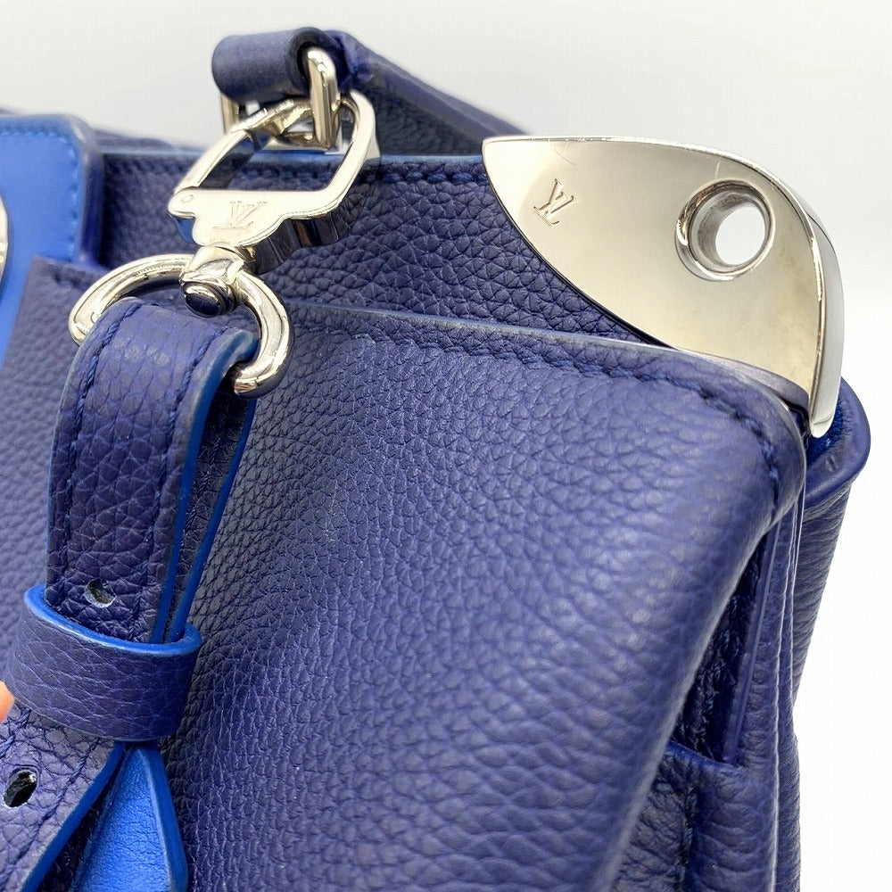 LOUIS VUITTON Astrid M54373 Shoulder Bag 2-way Handbag Leather Navy/Blue Women's Fashion PRE-OWNED