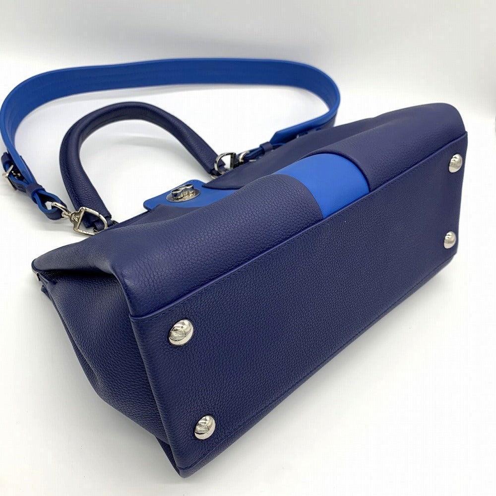 LOUIS VUITTON Astrid M54373 Shoulder Bag 2-way Handbag Leather Navy/Blue Women's Fashion PRE-OWNED
