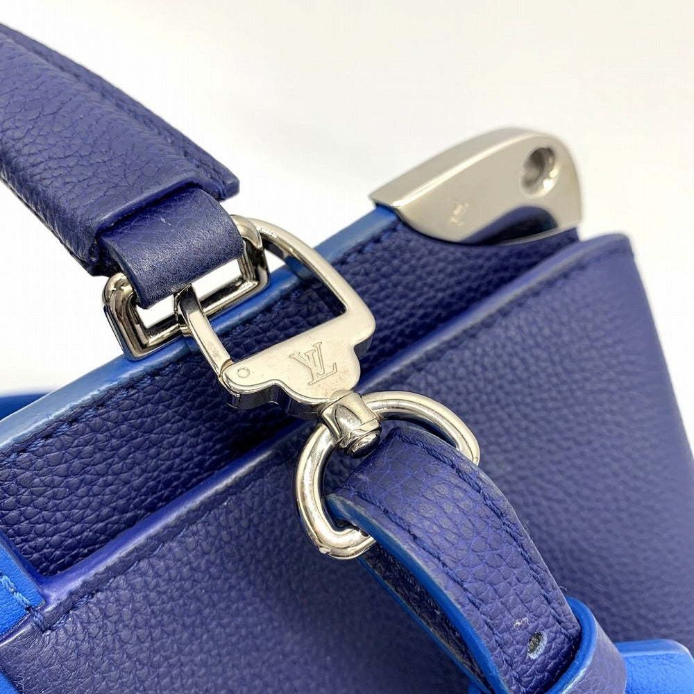LOUIS VUITTON Astrid M54373 Shoulder Bag 2-way Handbag Leather Navy/Blue Women's Fashion PRE-OWNED