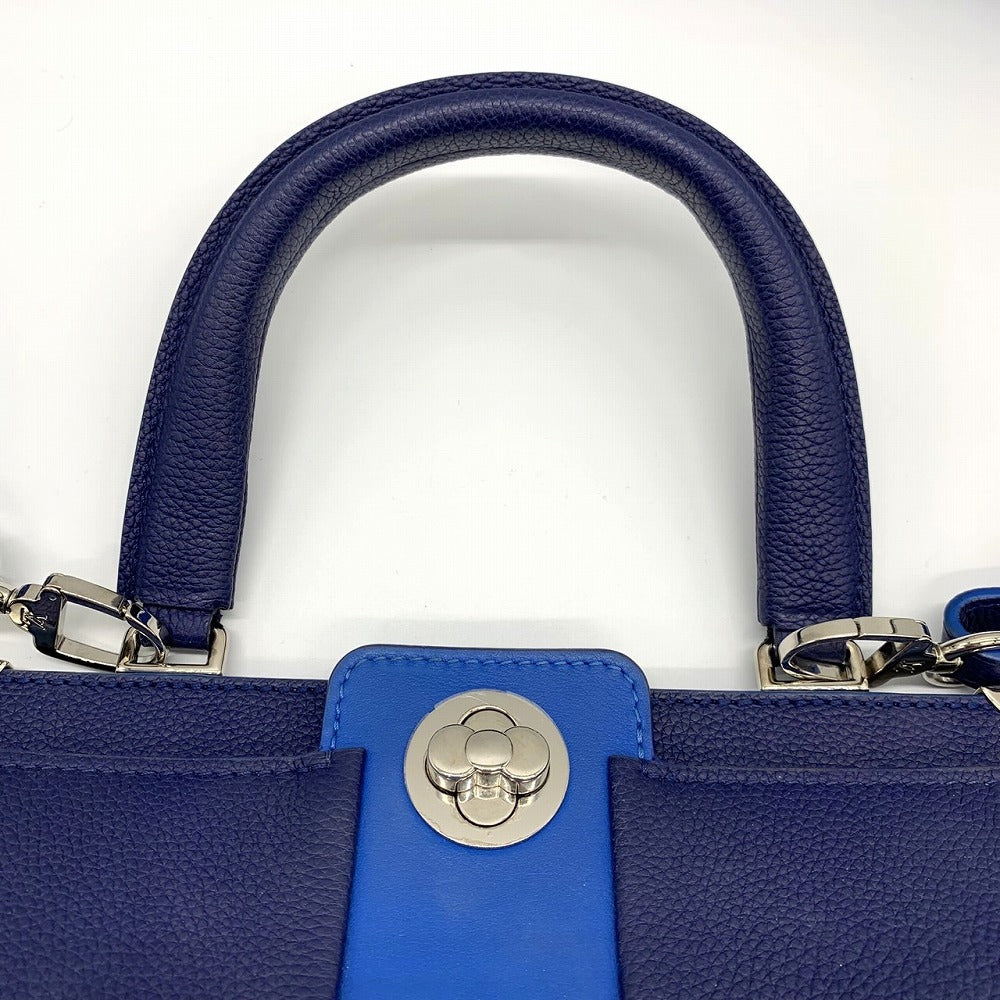 LOUIS VUITTON Astrid M54373 Shoulder Bag 2-way Handbag Leather Navy/Blue Women's Fashion PRE-OWNED