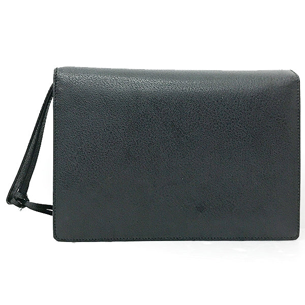 Gucci 018/122 Second Bag/Business Bag/Clutch Bag Leather Black Pre-owned