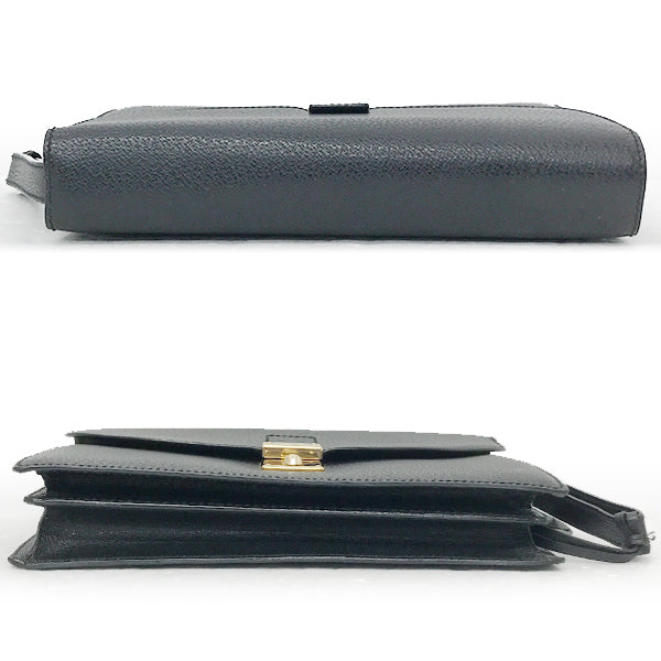 Gucci 018/122 Second Bag/Business Bag/Clutch Bag Leather Black Pre-owned