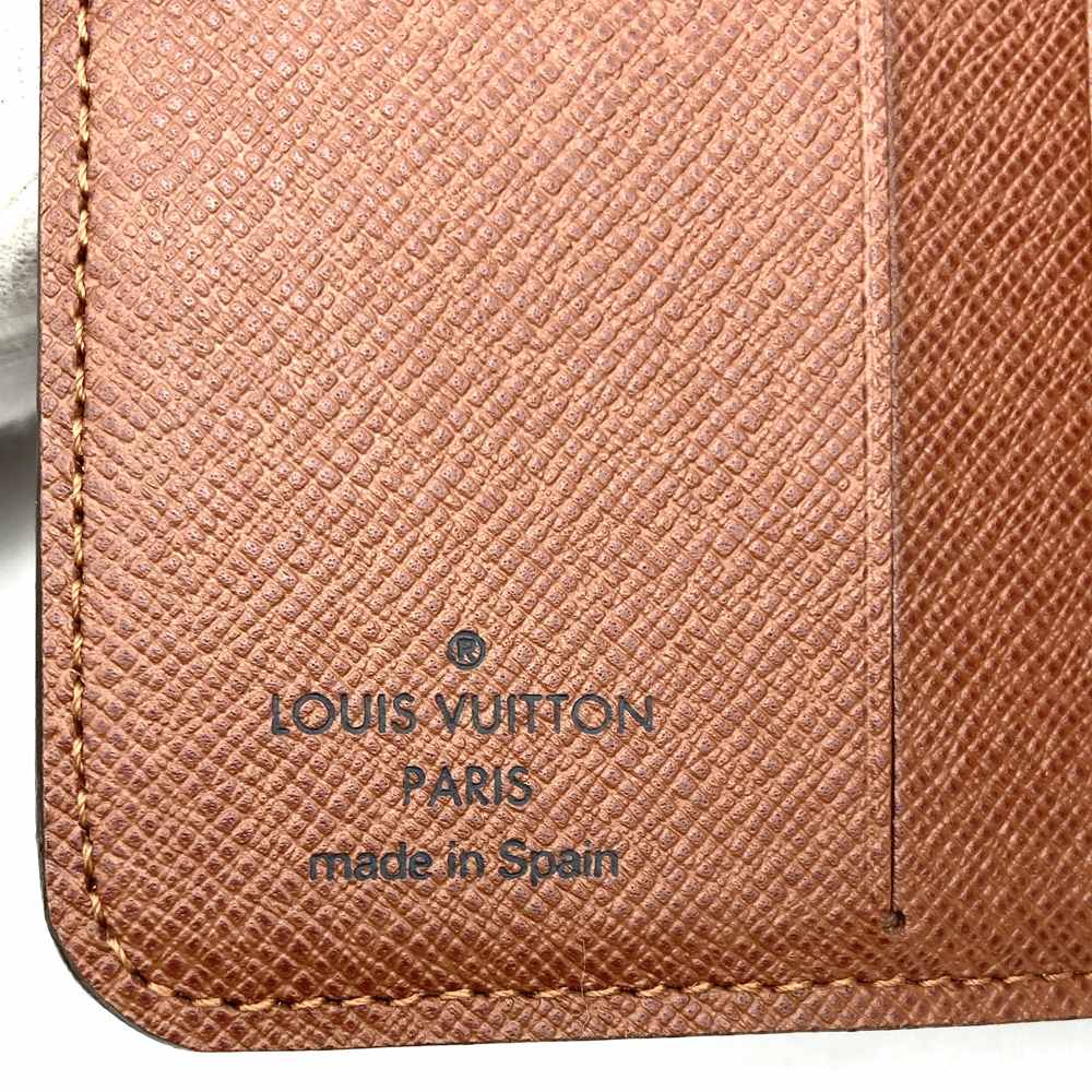 Excellent condition LOUIS VUITTON M61667 Compact Zip Wallet, Brown Monogram, Bi-fold Wallet, Women's/Men's, Vintage, PRE-OWNED