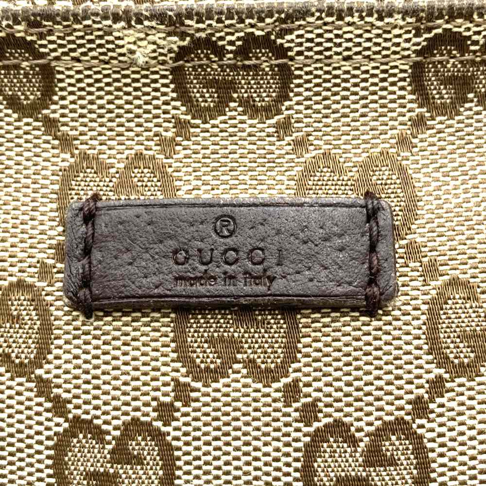 Gucci 256100 Sherry Line Crossbody Shoulder Bag GG Canvas Brown/Beige Pre-owned