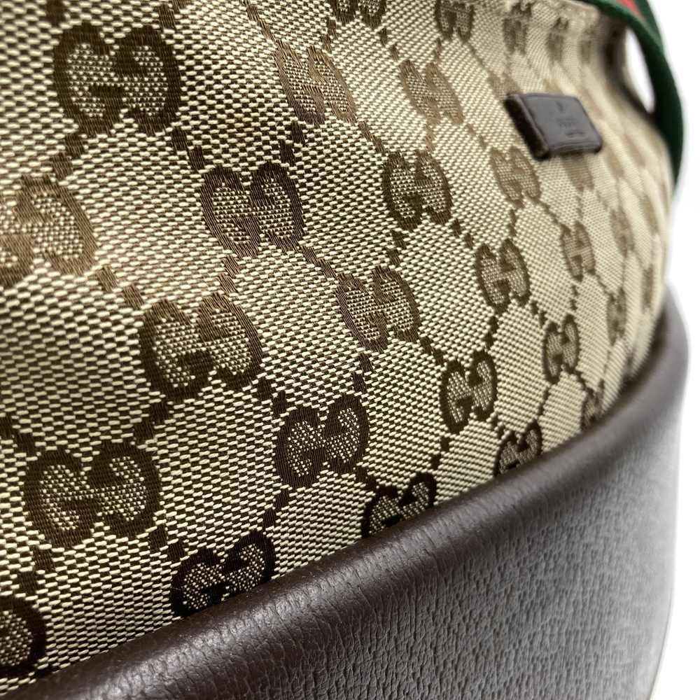 Gucci 256100 Sherry Line Crossbody Shoulder Bag GG Canvas Brown/Beige Pre-owned
