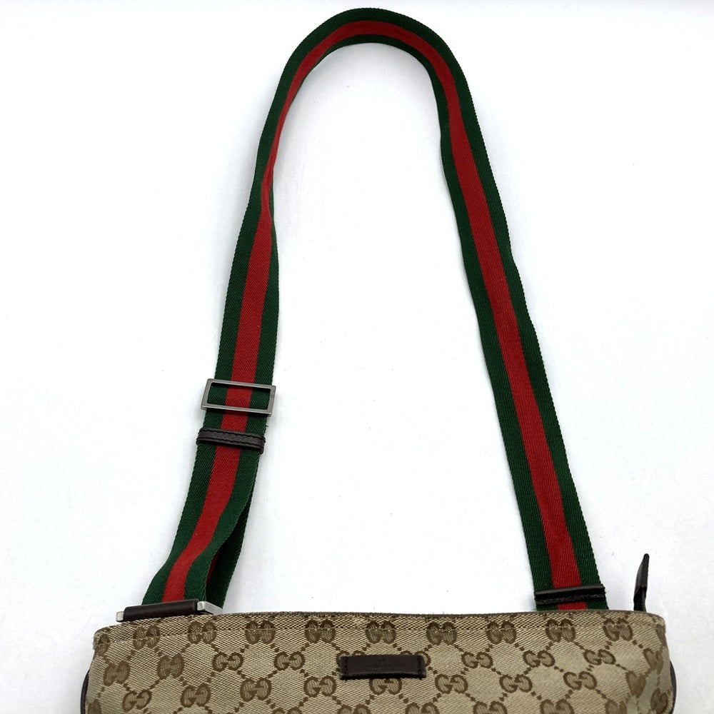 Gucci 256100 Sherry Line Crossbody Shoulder Bag GG Canvas Brown/Beige Pre-owned