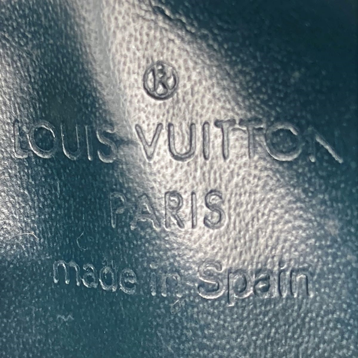 Louis Vuitton M93665 Pochette Cle Coin Case Vernis Green Pre-owned