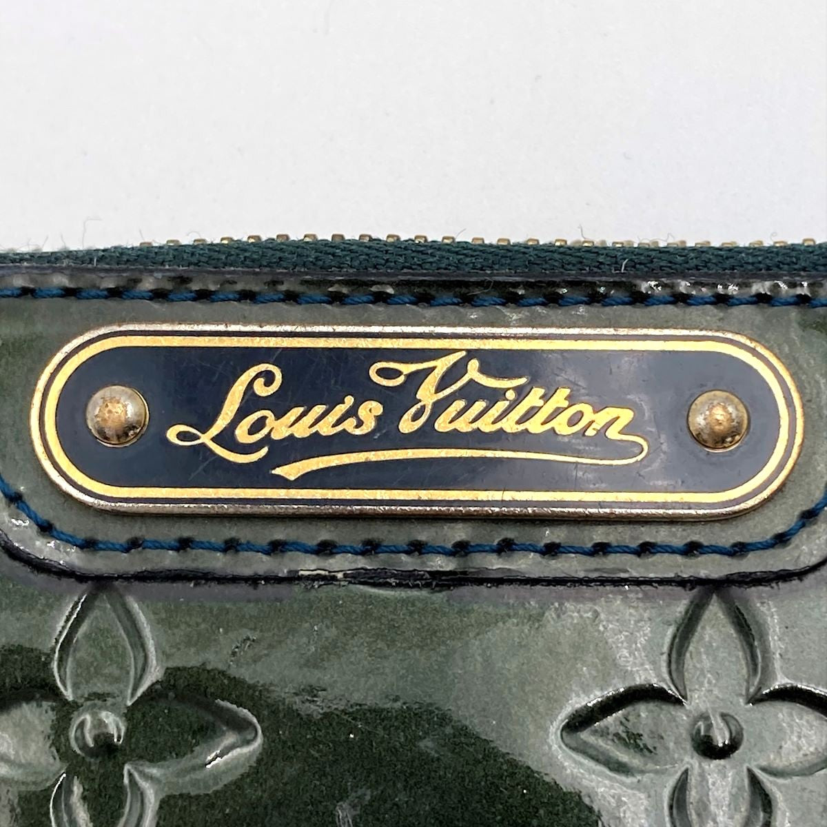 Louis Vuitton M93665 Pochette Cle Coin Case Vernis Green Pre-owned