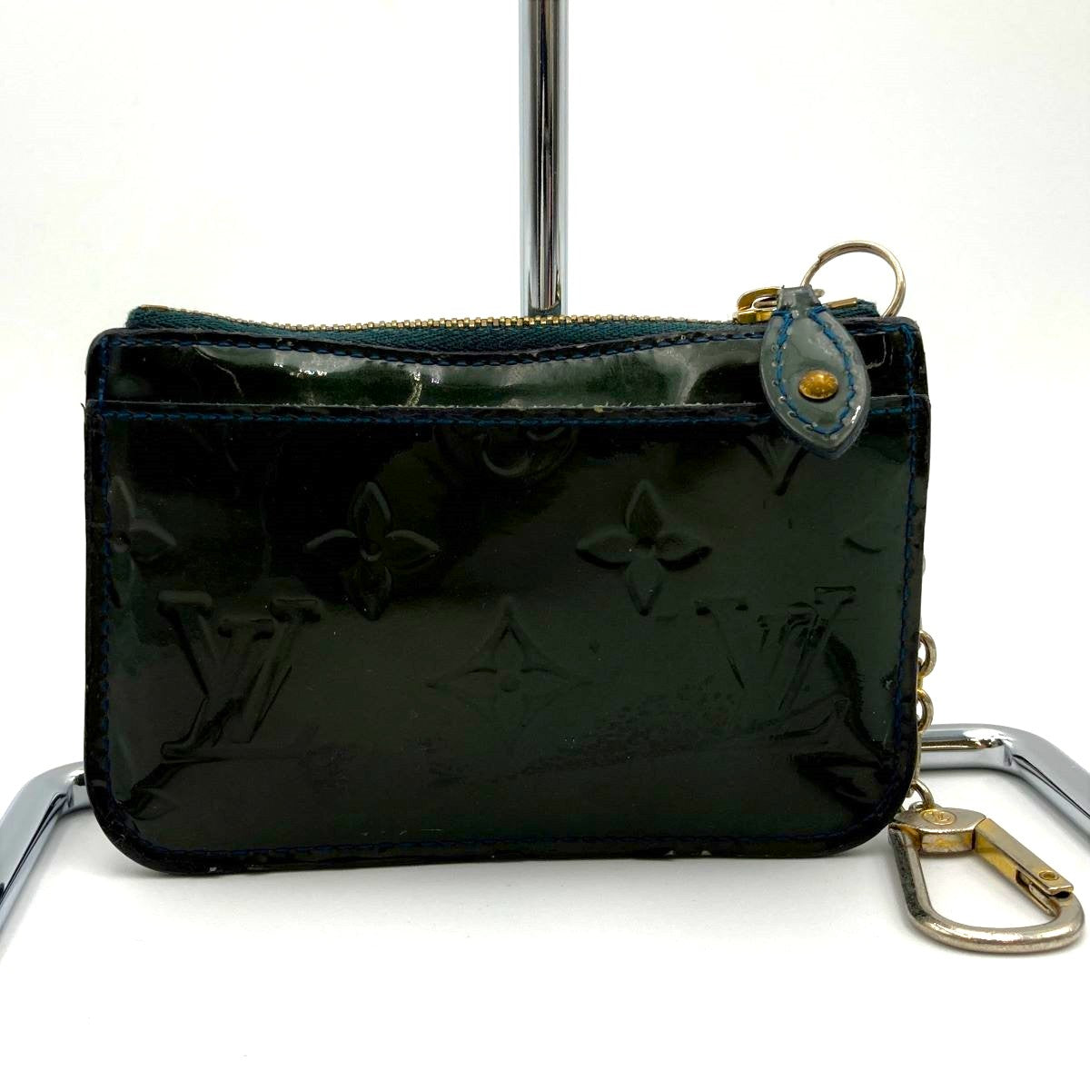 Louis Vuitton M93665 Pochette Cle Coin Case Vernis Green Pre-owned