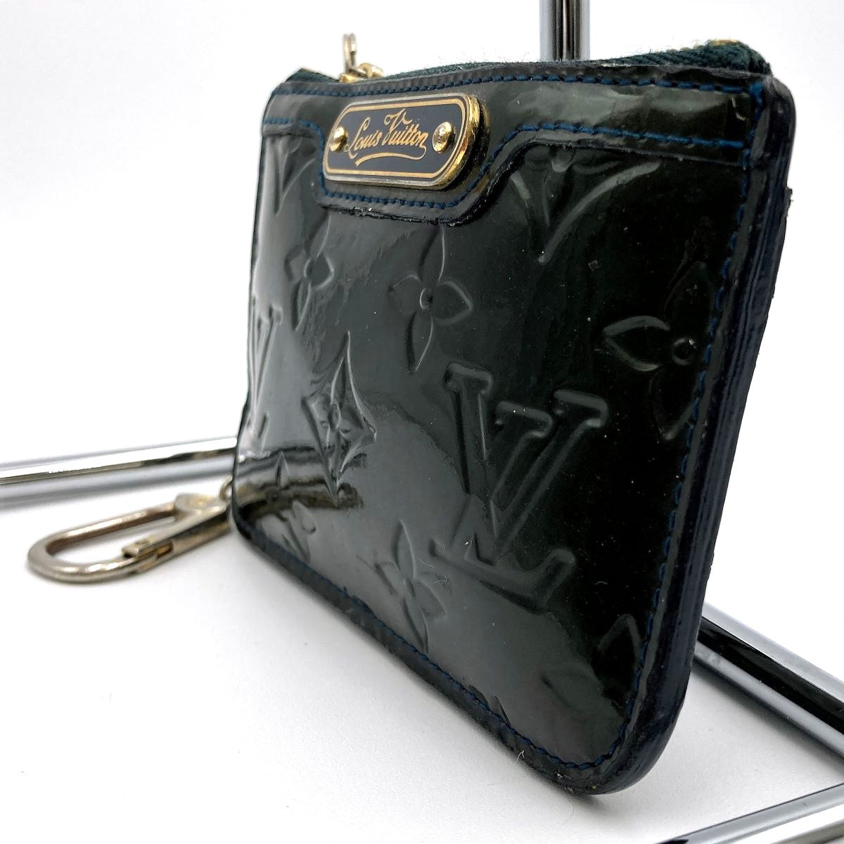 Louis Vuitton M93665 Pochette Cle Coin Case Vernis Green Pre-owned