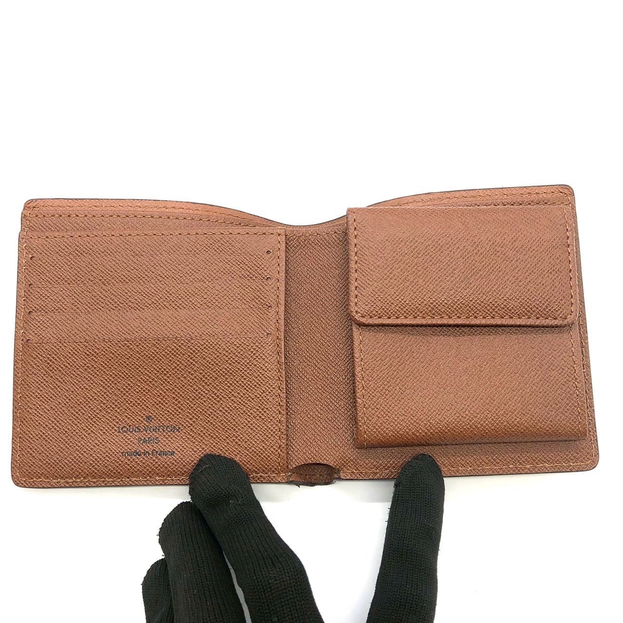 Louis Vuitton M61675 Portefeuille Marco Bi-fold Wallet Monogram Brown Pre-owned
