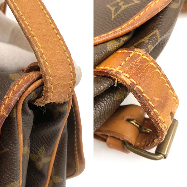 Louis Vuitton M42256 Saumur 30 Shoulder Bag Monogram Brown Pre-owned