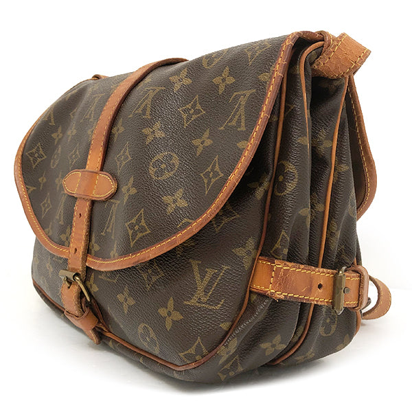 Louis Vuitton M42256 Saumur 30 Shoulder Bag Monogram Brown Pre-owned