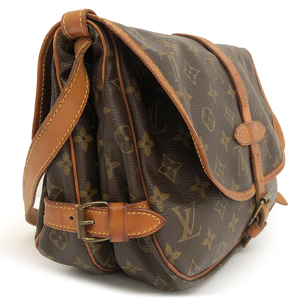 Louis Vuitton M42256 Saumur 30 Shoulder Bag Monogram Brown Pre-owned