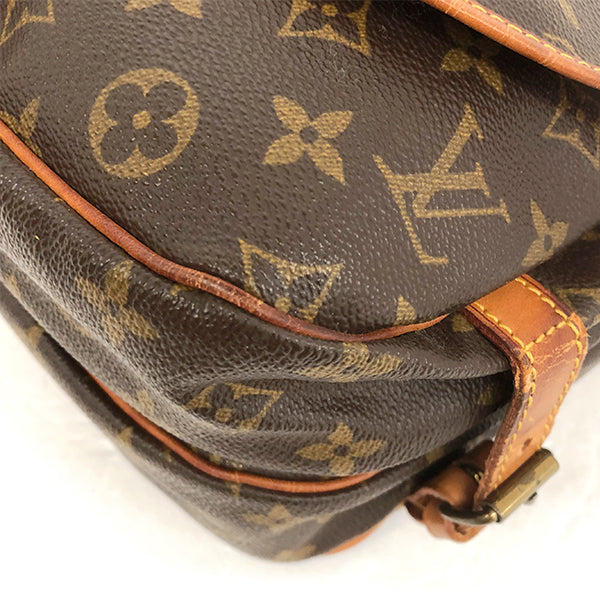 Louis Vuitton M42256 Saumur 30 Shoulder Bag Monogram Brown Pre-owned