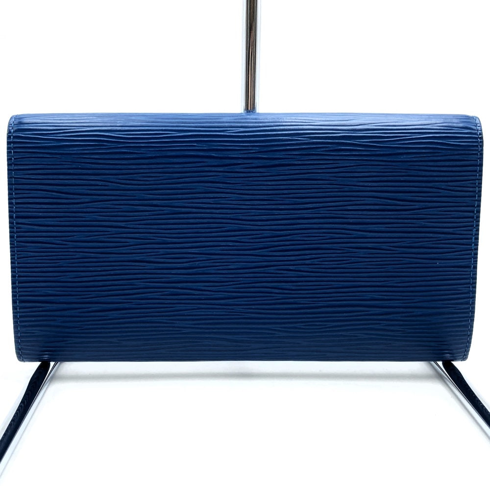 LOUIS VUITTON Louis Vuitton Portefeuille Sarah Long Wallet in Epi Leather, Blue, M63572, Women's and Men's Fashion PRE-OWNED