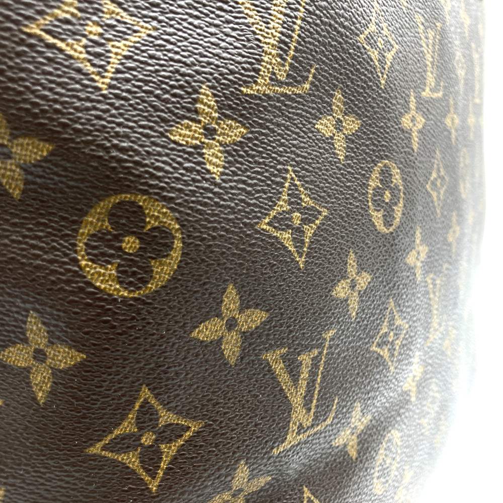 LOUIS VUITTON M51151 Cabas Mezzo Tote Bag, Monogram Canvas, Brown, Women's/Men's PRE-OWNED