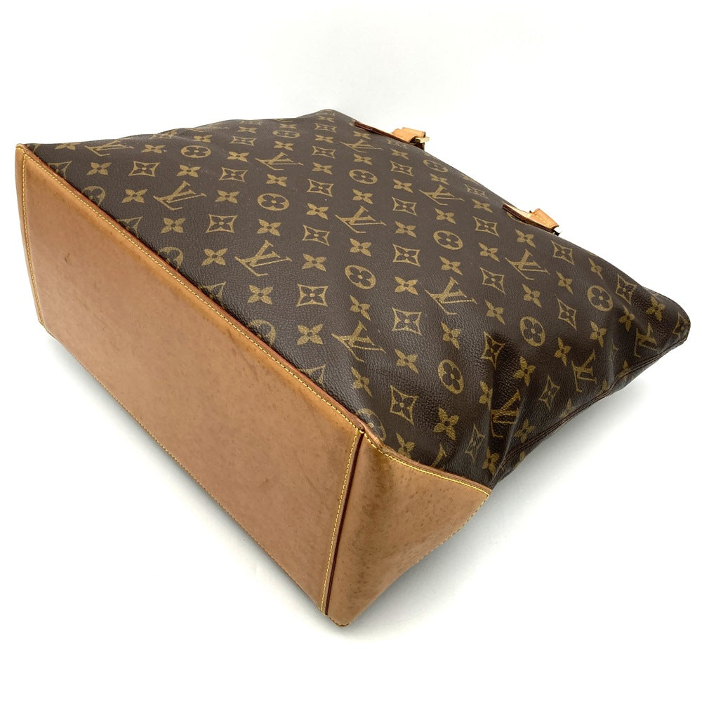 LOUIS VUITTON M51151 Cabas Mezzo Tote Bag, Monogram Canvas, Brown, Women's/Men's PRE-OWNED