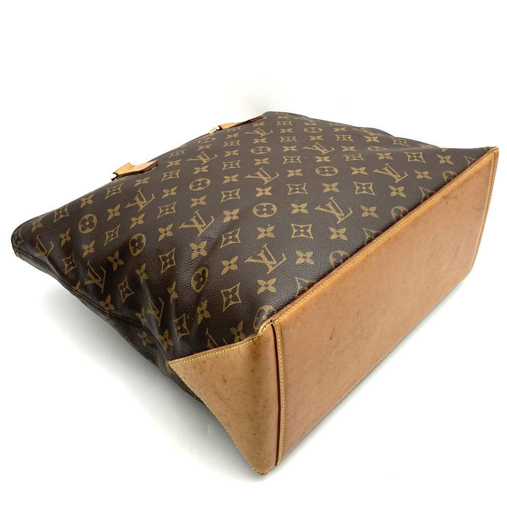 LOUIS VUITTON M51151 Cabas Mezzo Tote Bag, Monogram Canvas, Brown, Women's/Men's PRE-OWNED