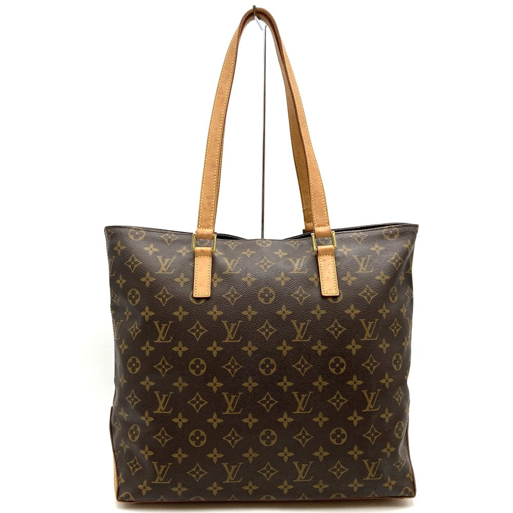 LOUIS VUITTON M51151 Cabas Mezzo Tote Bag, Monogram Canvas, Brown, Women's/Men's PRE-OWNED