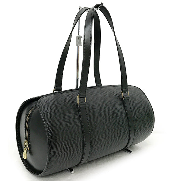 Louis Vuitton M52862 Soufflot Shoulder Bag/Boston Bag Epi Leather Black Pre-owned
